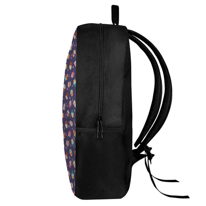 Mini Cupcake Pattern Print 17 Inch Backpack