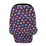 Mini Cupcake Pattern Print Baby Seat Cover