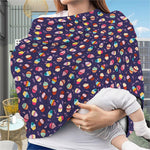 Mini Cupcake Pattern Print Baby Seat Cover