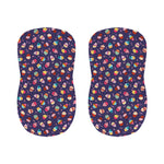 Mini Cupcake Pattern Print Bar Stool Covers