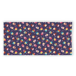 Mini Cupcake Pattern Print Beach Towel