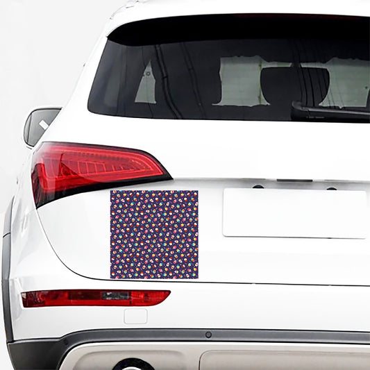 Mini Cupcake Pattern Print Car Sticker
