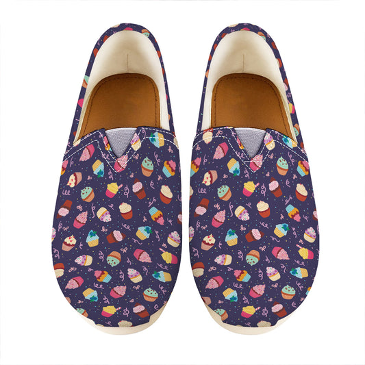 Mini Cupcake Pattern Print Casual Shoes