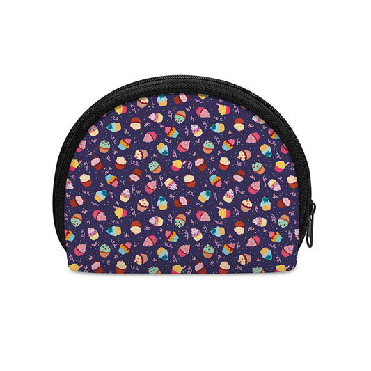 Mini Cupcake Pattern Print Coin Purse