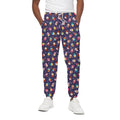 Mini Cupcake Pattern Print Cotton Sweatpants