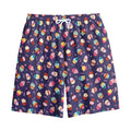 Mini Cupcake Pattern Print Cotton Shorts