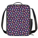 Mini Cupcake Pattern Print Crossbody Lunch Bag