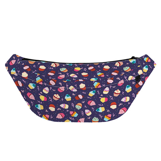 Mini Cupcake Pattern Print Fanny Pack