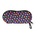 Mini Cupcake Pattern Print Glasses Case