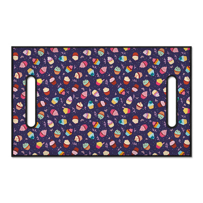 Mini Cupcake Pattern Print Golf Cart Seat Cover