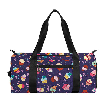 Mini Cupcake Pattern Print Gym Bag