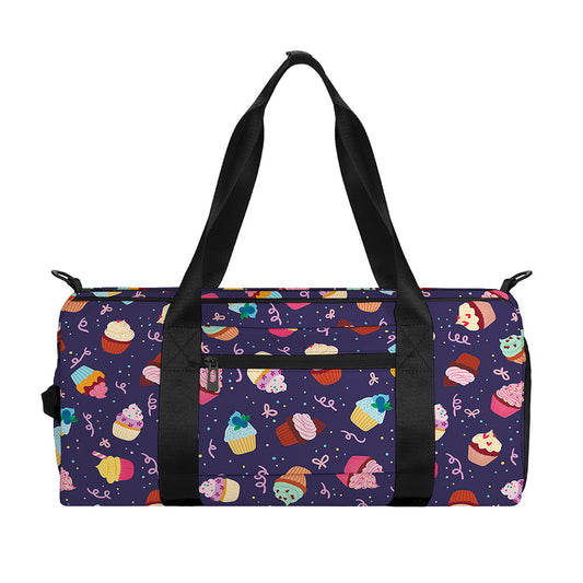 Mini Cupcake Pattern Print Gym Bag