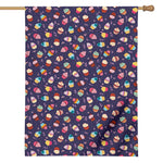 Mini Cupcake Pattern Print House Flag