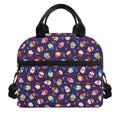 Mini Cupcake Pattern Print Insulated Lunch Bag