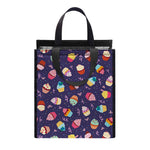 Mini Cupcake Pattern Print Insulated Lunch Tote