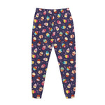 Mini Cupcake Pattern Print Jogger Pants