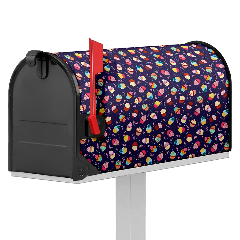 Mini Cupcake Pattern Print Mailbox Cover