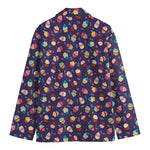 Mini Cupcake Pattern Print Men's Blazer