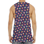 Mini Cupcake Pattern Print Men's Muscle Tank Top