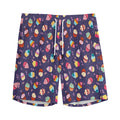 Mini Cupcake Pattern Print Men's Athletic Shorts