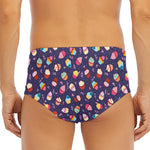 Mini Cupcake Pattern Print Men's Triangle Swim Briefs