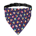 Mini Cupcake Pattern Print Over The Collar Dog Bandana