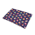Mini Cupcake Pattern Print Pet Cooling Mat Cover