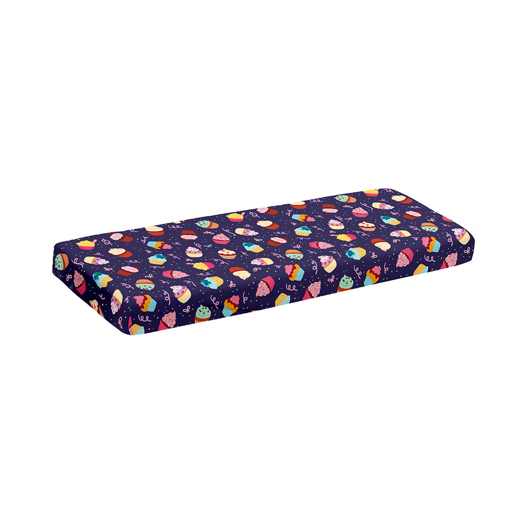 Mini Cupcake Pattern Print Piano Keyboard Cover