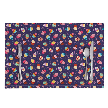 Mini Cupcake Pattern Print Placemat