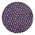 Mini Cupcake Pattern Print Round Blanket