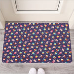 Mini Cupcake Pattern Print Rubber Doormat