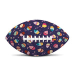 Mini Cupcake Pattern Print Rugby Ball