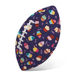Mini Cupcake Pattern Print Rugby Ball