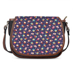 Mini Cupcake Pattern Print Saddle Bag