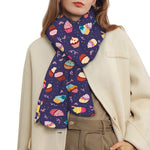 Mini Cupcake Pattern Print Scarf