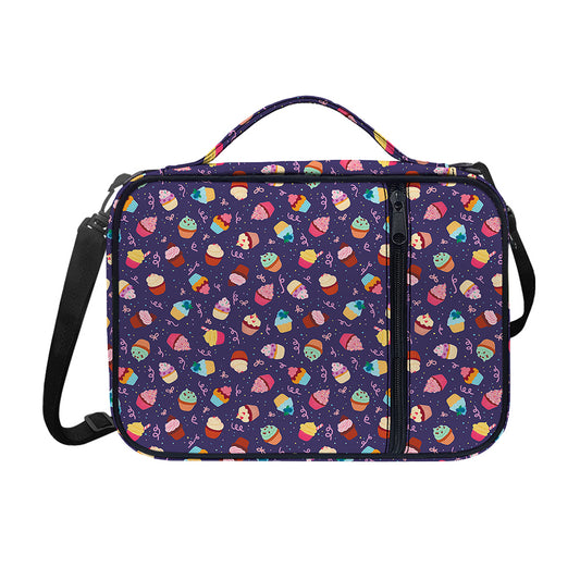 Mini Cupcake Pattern Print Shoulder Strap Bible Bag