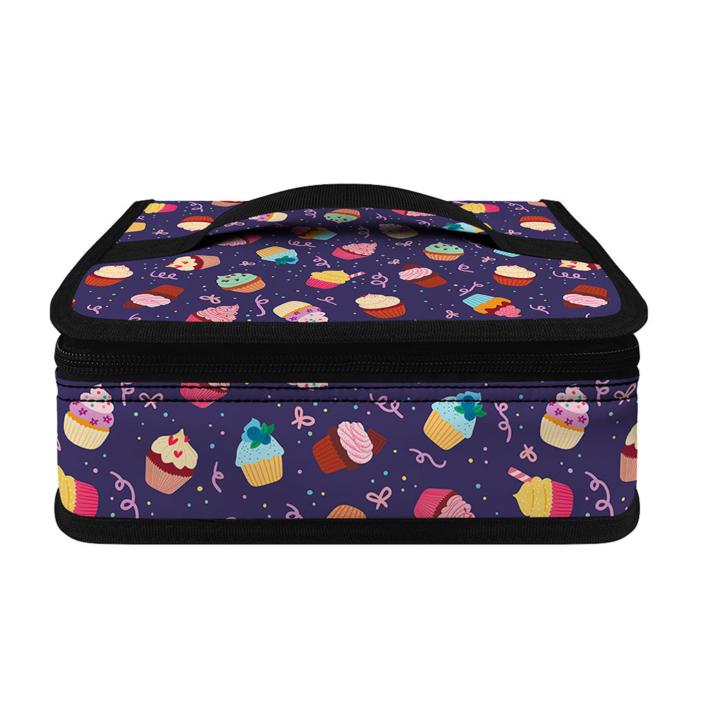 Mini Cupcake Pattern Print Small Lunch Bag