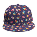 Mini Cupcake Pattern Print Snapback Cap