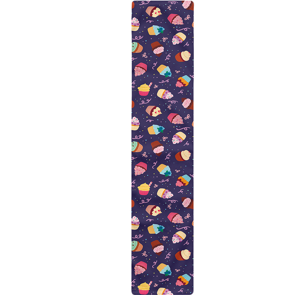 Mini Cupcake Pattern Print Table Runner