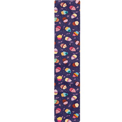 Mini Cupcake Pattern Print Table Runner