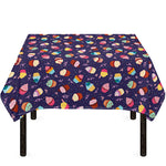 Mini Cupcake Pattern Print Tablecloth