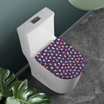 Mini Cupcake Pattern Print Toilet Lid Cover