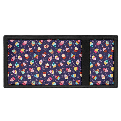 Mini Cupcake Pattern Print Trifold Wallet