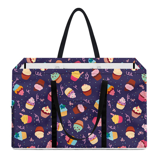 Mini Cupcake Pattern Print Utility Tote Bag
