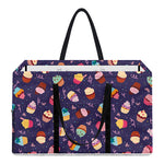 Mini Cupcake Pattern Print Utility Tote Bag