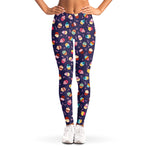 Mini Cupcake Pattern Print Women's Leggings