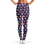 Mini Cupcake Pattern Print Women's Leggings