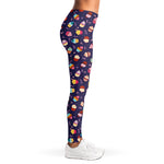 Mini Cupcake Pattern Print Women's Leggings