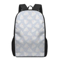 Mini Rabbit Pattern Print 17 Inch Backpack