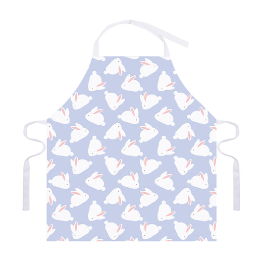 Mini Rabbit Pattern Print Adjustable Apron